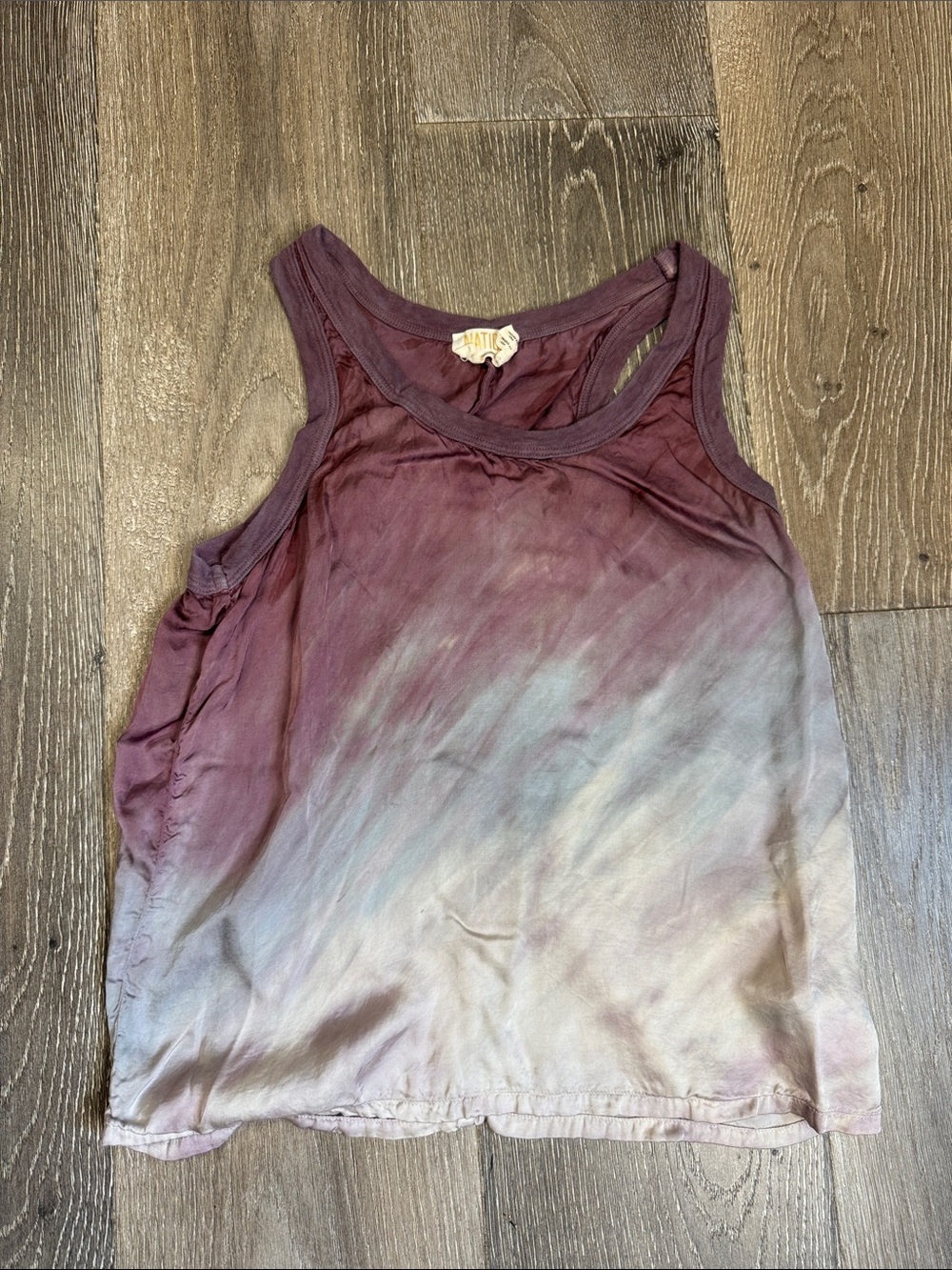 Nation LTD Mauve to Cream Ombre Tank Top AZ0820